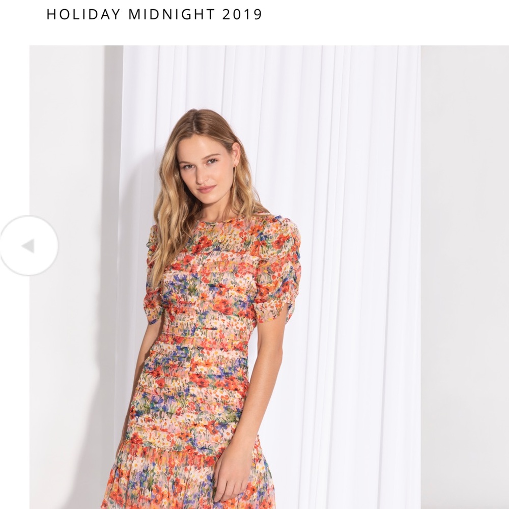 Shoshanna Multicolor Floral Mini Dress